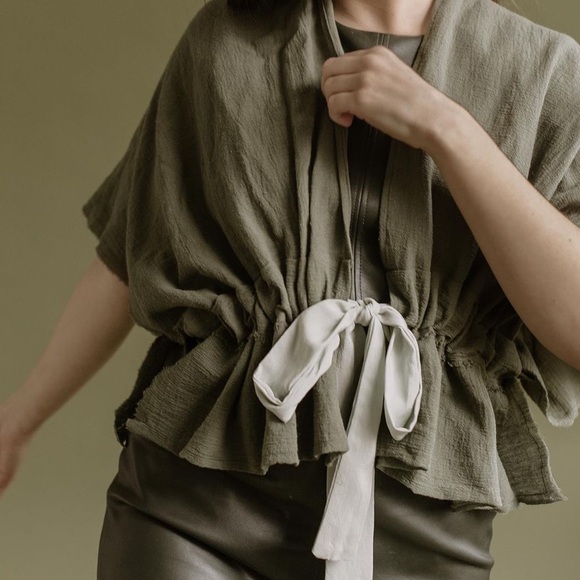 Handmade Cotton Gauze Top - Picture 2 of 6